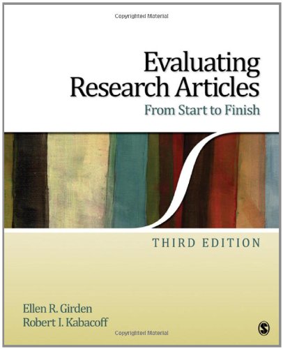 evaluating research articles from start to finish